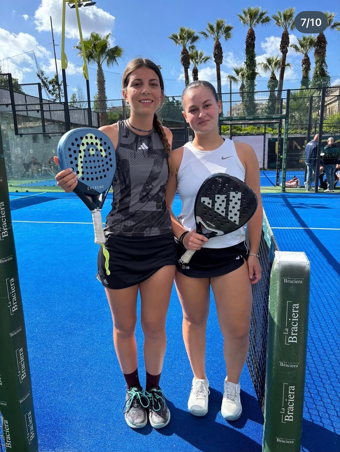Coppia femminile al torneo La Braciera