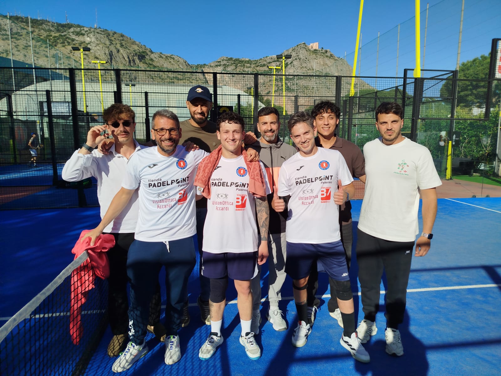 Squadra Padel Favorita ai campi outdoor