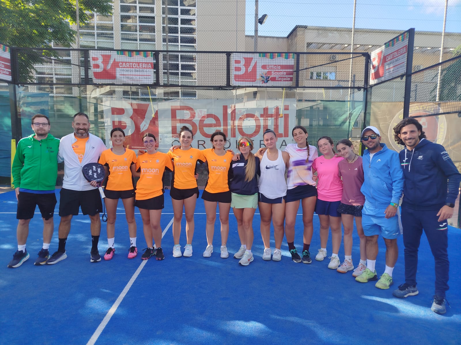 Squadra femminile Padel Favorita al torneo Bellotti